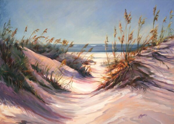 Norma Morris Cable, Dunes Pathway, Oil
