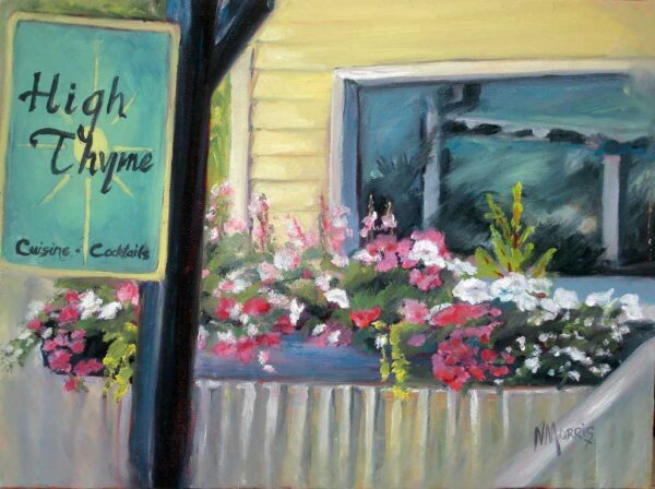 Norma Morris Cable. High Thyme, 9x12 Oil $450