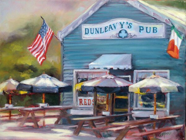 Norma Morris Cable, Dunleavys Pub, 12x16 Oil [Sold] Giclee available