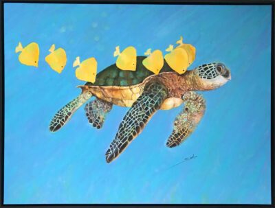 Shelia Thompson, A Turtles Life 30x40 Acrylic $2,000